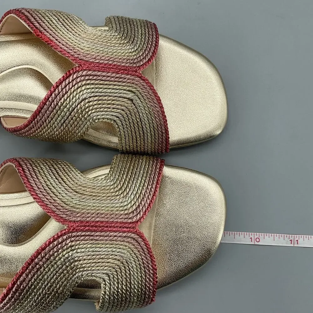 NEW Easy Spirit Women’s Calera Flat Slip on Sandals Light Pink Size 6M